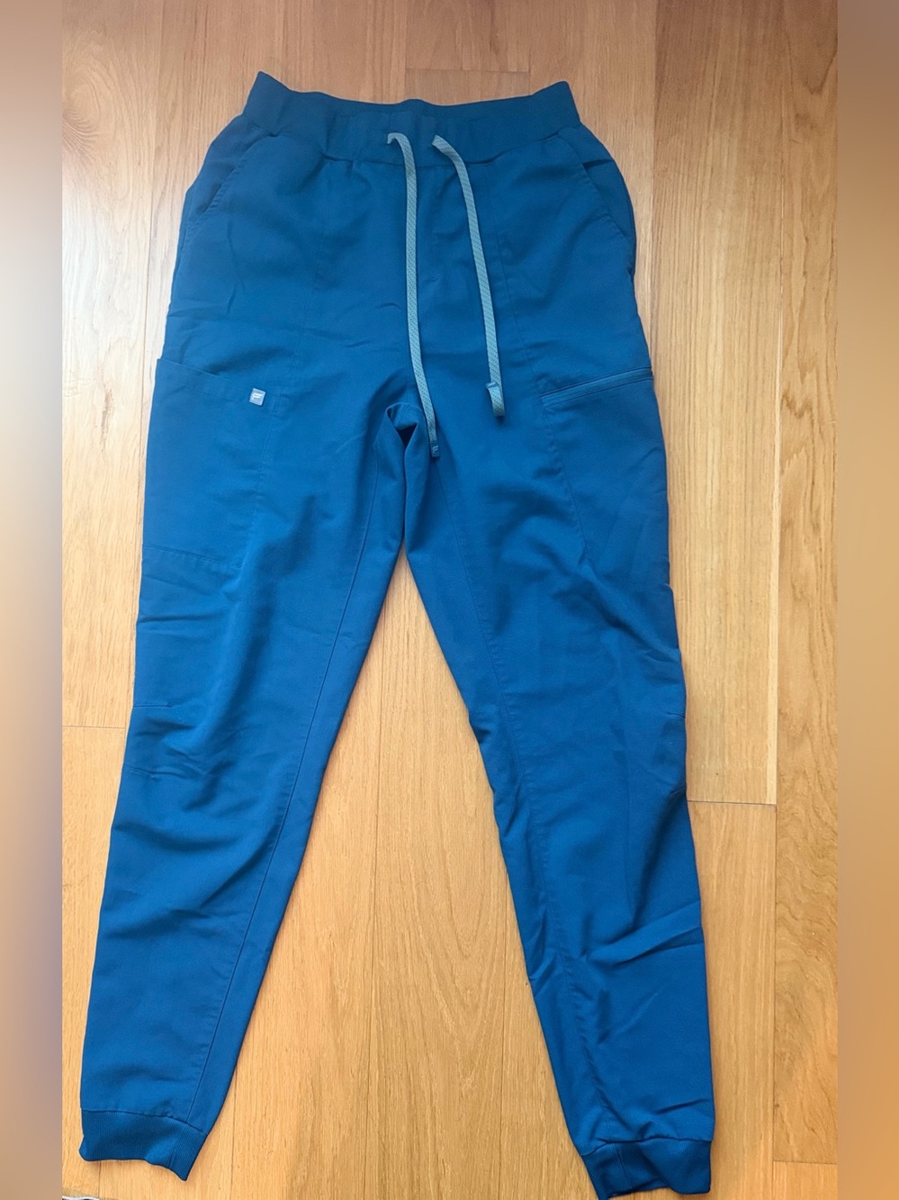 Fabletics Teal Blue Track Joggers